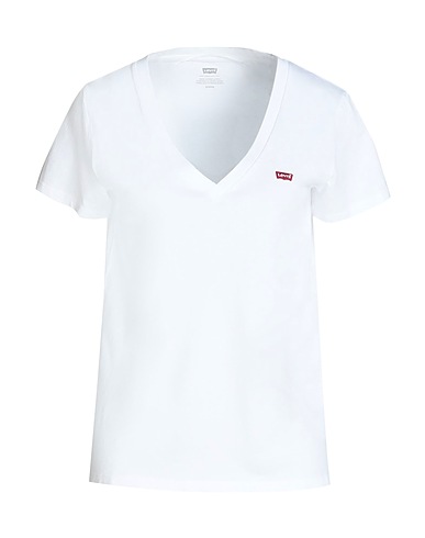 LEVI'S Basic T-Shirt White 100% Cotton
