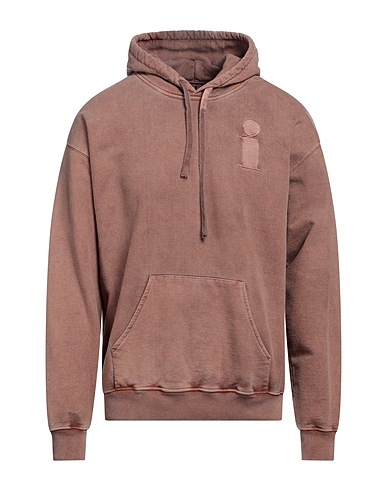 IUTER Hooded track jacket  Brown 100% Cotton