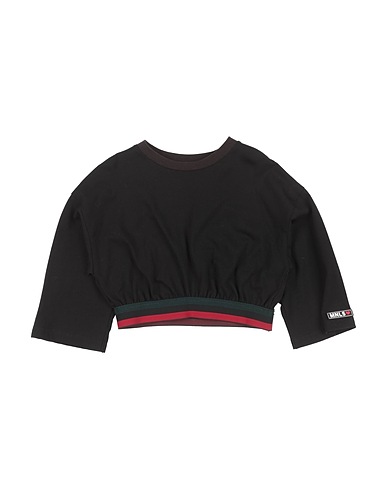 MONNALISA T-shirt Black 100% Cotton