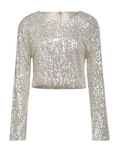 VICOLO Top Beige 97% Polyester, 3% Elastane