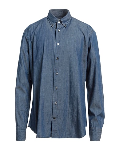 DRUMOHR Denim shirt Blue 100% Cotton