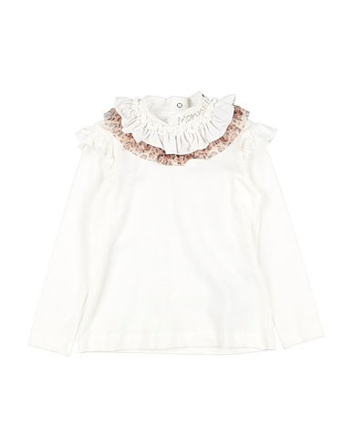 MONNALISA T-shirt Off white 93% Cotone, 7% Elastan, Poliammide