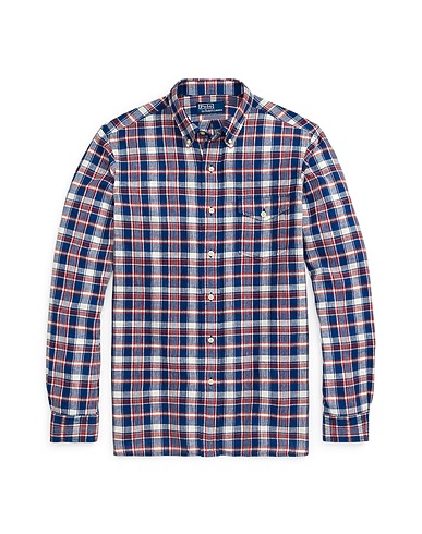 POLO RALPH LAUREN Checked shirt Blue 100% Cotton