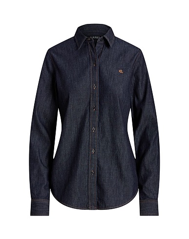 LAUREN RALPH LAUREN Denim shirt Blue 100% Cotton