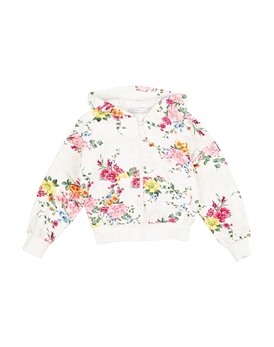 MONNALISA Sweatshirt Ivory 95% Cotton, 5% Elastane