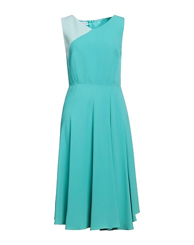 BOTONDI COUTURE Vestito midi Turchese 79% Acetato, 21% Viscosa