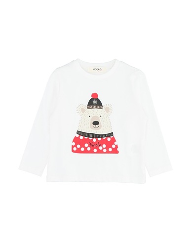 VICOLO T-shirt White 90% Cotton, 10% Elastane