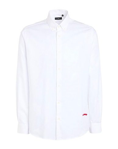 LIU •JO MAN Camicie Bianco 100% Cotone