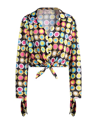 MARIUCCIA Floral shirts & blouses Black 100% Polyester