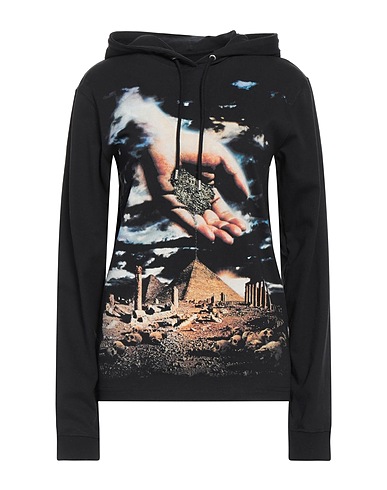 RABANNE Hooded track jacket  Black 100% Organic cotton