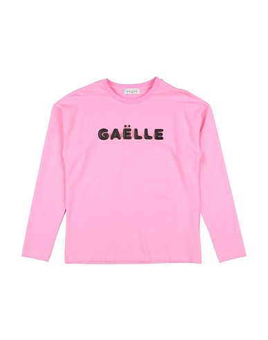 GAëLLE Paris T-shirt Pink 90% Cotton, 10% Elastane