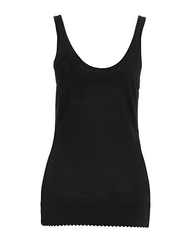 CHLOÉ Tank top Black 100% Wool