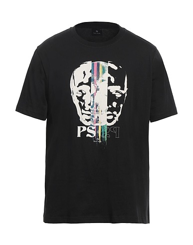 PS PAUL SMITH T-shirt Μαύρο 100% Οργανικό βαμβάκι