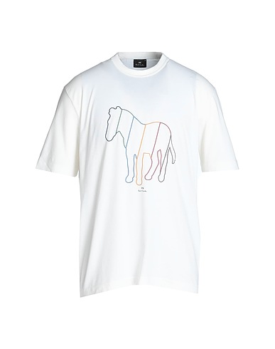 PS PAUL SMITH Ｔシャツ オフホワイト オーガニックコットン 100%