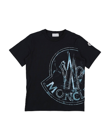MONCLER T-shirt Black 100% Cotton