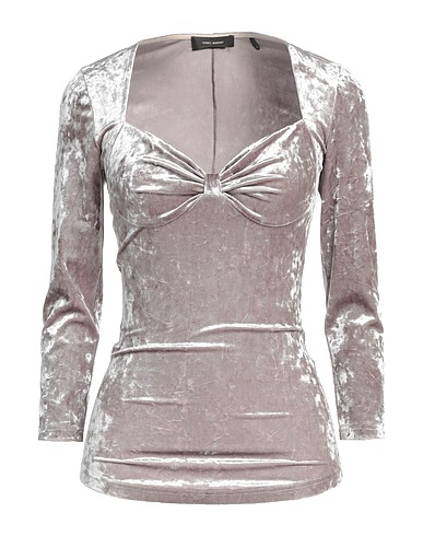 ISABEL MARANT Top Maulwurfsgrau 93% Polyester, 7% Elastan, Baumwolle