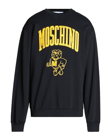 MOSCHINO Sweatshirt Schwarz 100% Baumwolle