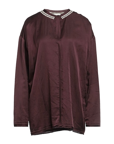 ALYSI Top Cioccolato 50% Cotone, 50% Seta
