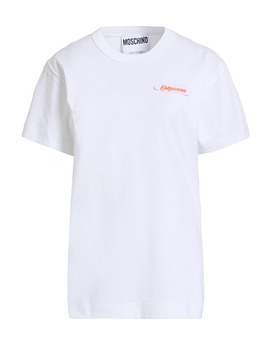 MOSCHINO T-shirt Ivory 100% Cotton