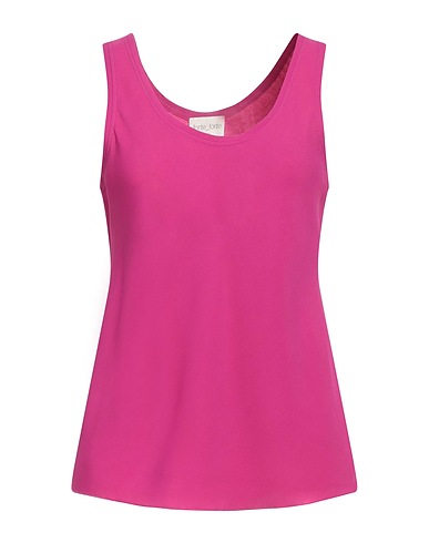 FORTE_FORTE Top Magenta 57% Acetate, 43% Viscose