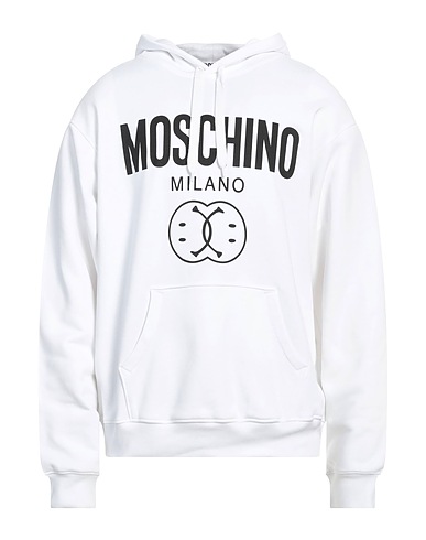 MOSCHINO Hooded sweatshirt White 100% Organic cotton