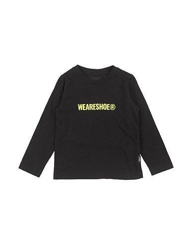 SHOE T-shirt Black 100% Cotton