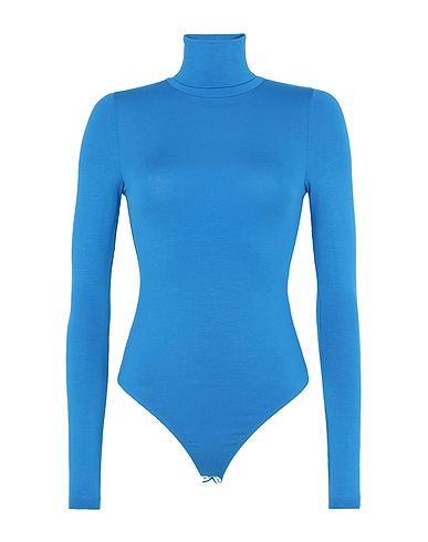8 by YOOX TOPS Bleu d'azur 95% Viscose, 5% Élasthanne