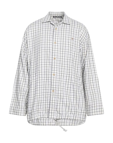 ACNE STUDIOS Καρό πουκάμισο Λευκό 100% Βαμβάκι