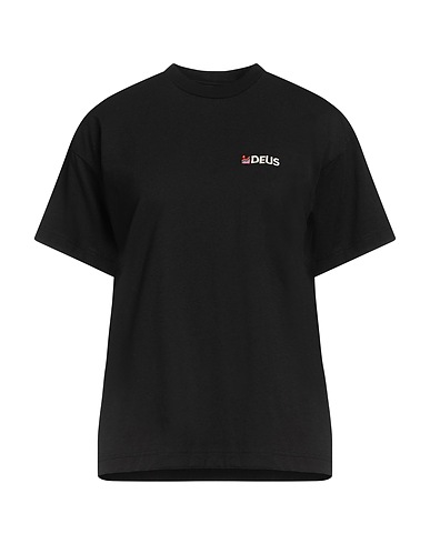 DEUS EX MACHINA T-shirt Black 51% Recycled polyester, 49% Recycled cotton