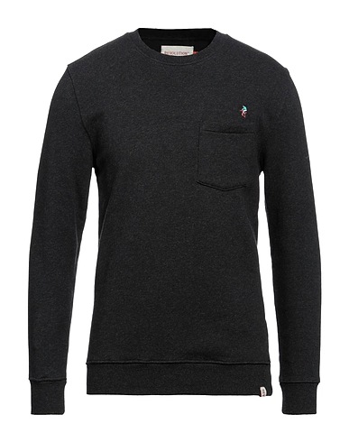 REVOLUTION Sweatshirt Braungrau 100% Baumwolle