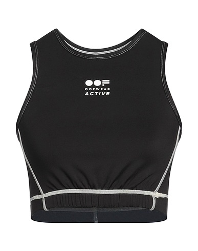 OOF WEAR Top Black 83% Polyester, 17% Elastane