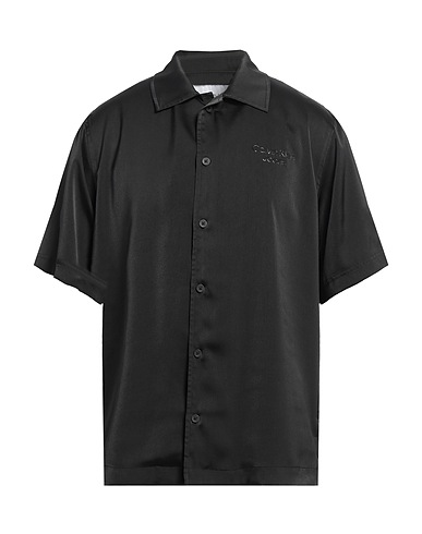 CALVIN KLEIN JEANS Solid colour shirt Black 100% Polyester
