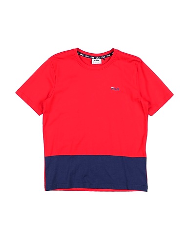 FILA T-shirt Red 100% Cotton