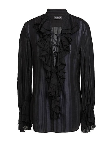 DONDUP Top Black 50% Cotton, 50% Viscose