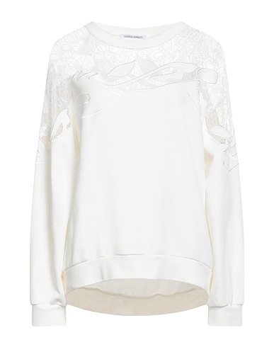ALBERTA FERRETTI Felpa Avorio 100% Cotone, Elastan, Poliammide, Modal