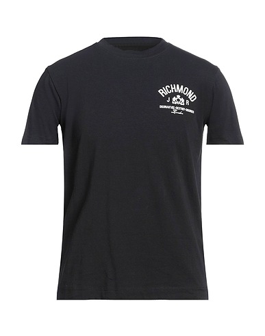 JOHN RICHMOND T-shirt Black 95% Cotton, 5% Lycra®