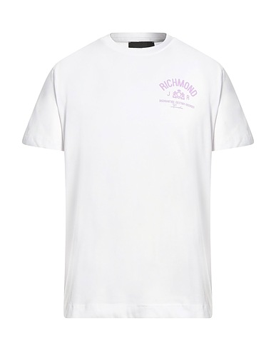 JOHN RICHMOND T-shirt Bianco 95% Cotone, 5% Lycra®