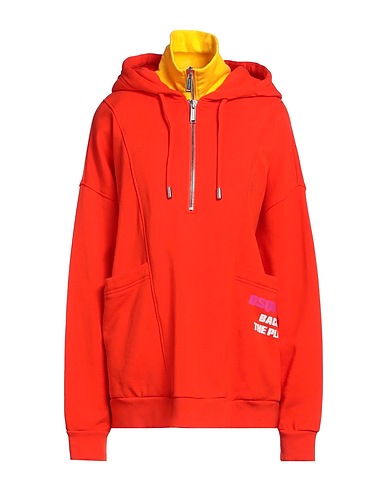 DSQUARED2 Hooded sweatshirt Orange 100% Cotton