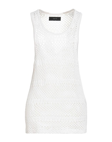 AMIRI Top Ivory 85% Cotton, 15% Cashmere