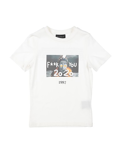 THROWBACK. T-shirt White 100% Cotton