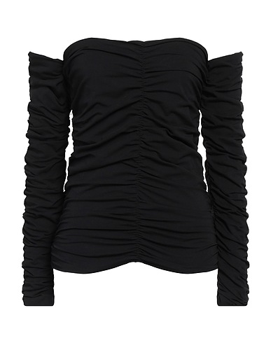 RÓHE Top Schwarz 94% Organische Baumwolle, 6% Elastan