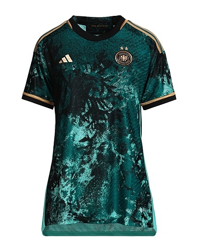 ADIDAS T-shirt Germany 2023 Away (Womens Team) Authentic Jersey Emerald green 100% Recycled polyester