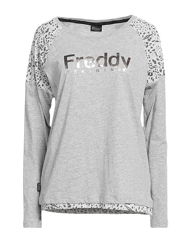 FREDDY 티셔츠 라이트 그레이 90% 코튼, 10% 비스코스
