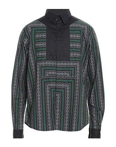 MARCELO BURLON Patterned shirt Black 100% Cotton