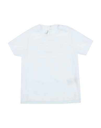 FENDI T-shirt Bianco 100% Poliammide, Cotone