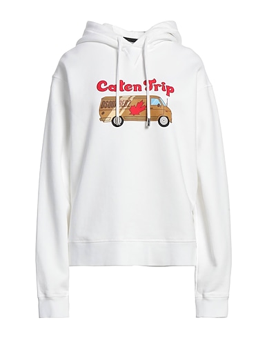 DSQUARED2 Hooded track jacket 100% Cotton