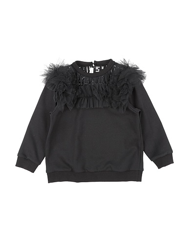 FENDI Sweatshirt Black 100% Cotton, Polyamide