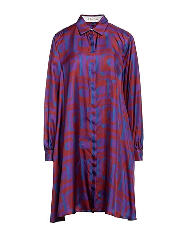 LE SARTE PETTEGOLE Shirt dress Purple 100% Silk