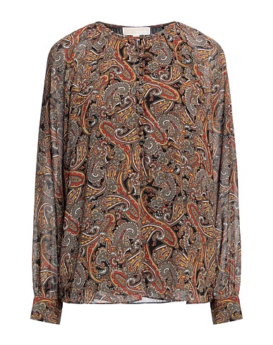 MICHAEL MICHAEL KORS Patterned shirts & blouses Black 55% Recycled polyester, 45% Polyester