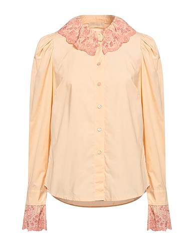 MOMONÍ Lace shirts & blouses Apricot 100% Cotton